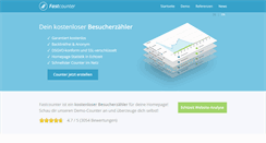 Desktop Screenshot of fastcounter.de